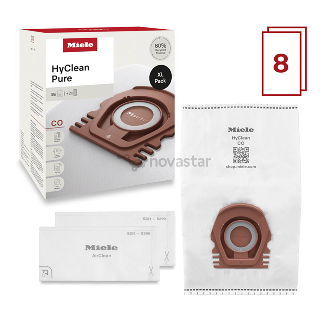 Miele CO XL HyClean Pure, Guard M1, 8 шт. - Мешки-пылесборники
