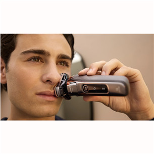 Philips i9000, SkinIQ, Wet & Dry, tamsiai pilka - Barzdaskutė