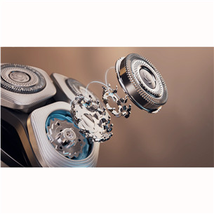 Philips i9000, SkinIQ, Wet & Dry, tamsiai pilka - Barzdaskutė