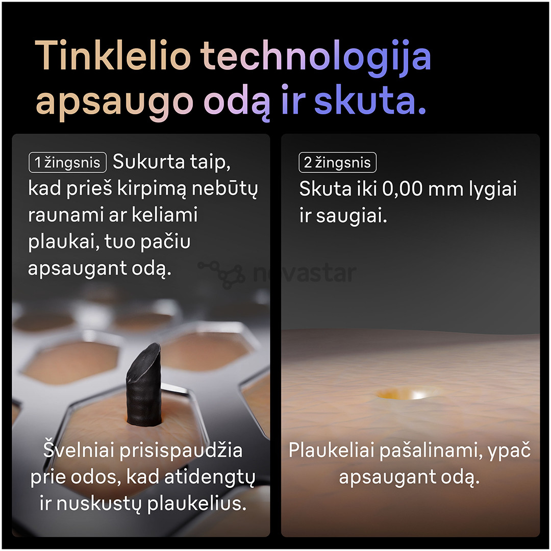 Braun Series 9 Pro+ Wet & Dry, 6 viename, SmartCare centras ir PowerCase, tamsiai pilkas - Skustuvas