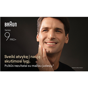 Braun Series 9 Pro+ Wet & Dry, станция SmartCare 6 в 1 и дорожный футляр PowerCase, темно-серый - Бритва