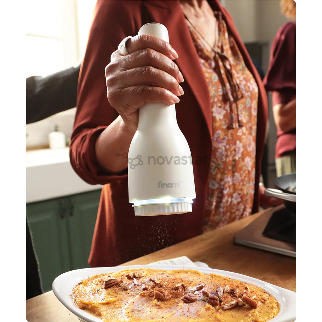 FinaMill Classic Rechargeable, white - Spice grinder