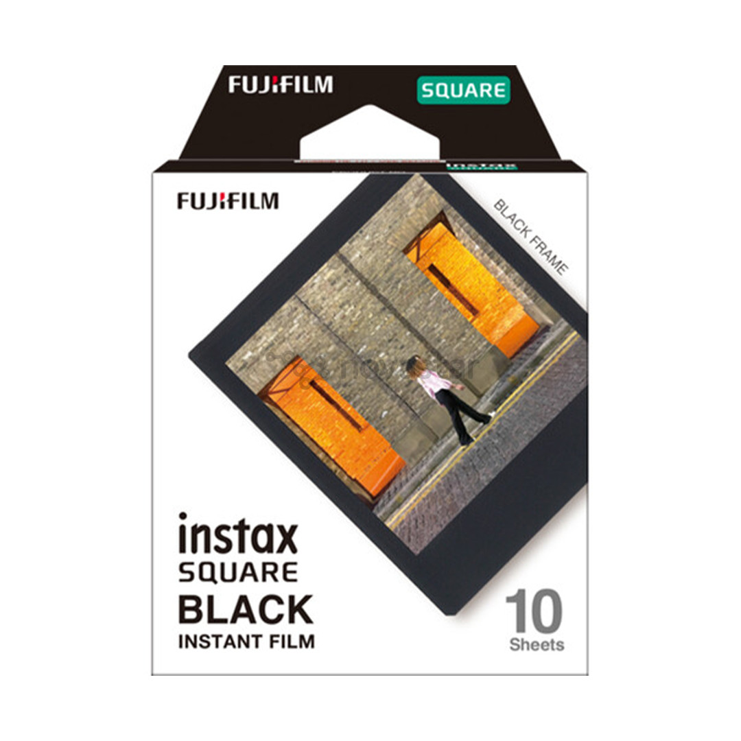 Fuji Instax Square Film Black Frame, 10 шт. - Фотобумага