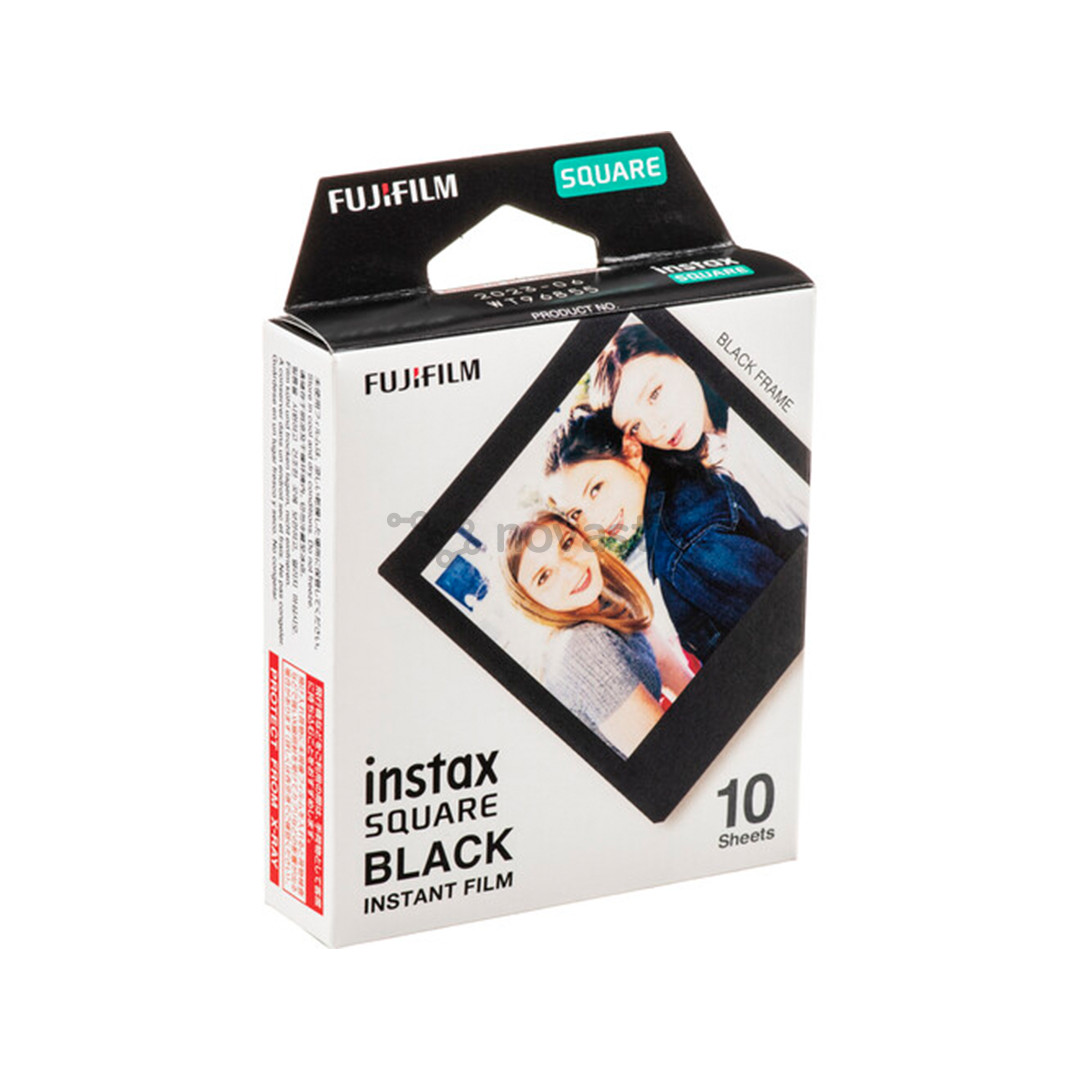 Fuji Instax Square Film Black Frame, 10 шт. - Фотобумага