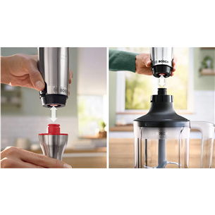 Bosch ErgoMaster, Series 6, 1200 Вт, нерж. сталь - Погружной блендер