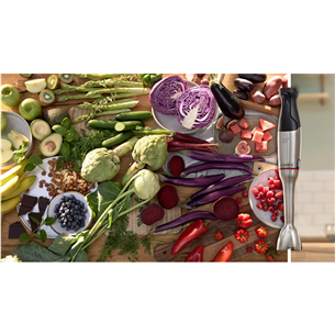 Bosch ErgoMaster, Series 6, 1200 Вт, нерж. сталь - Погружной блендер