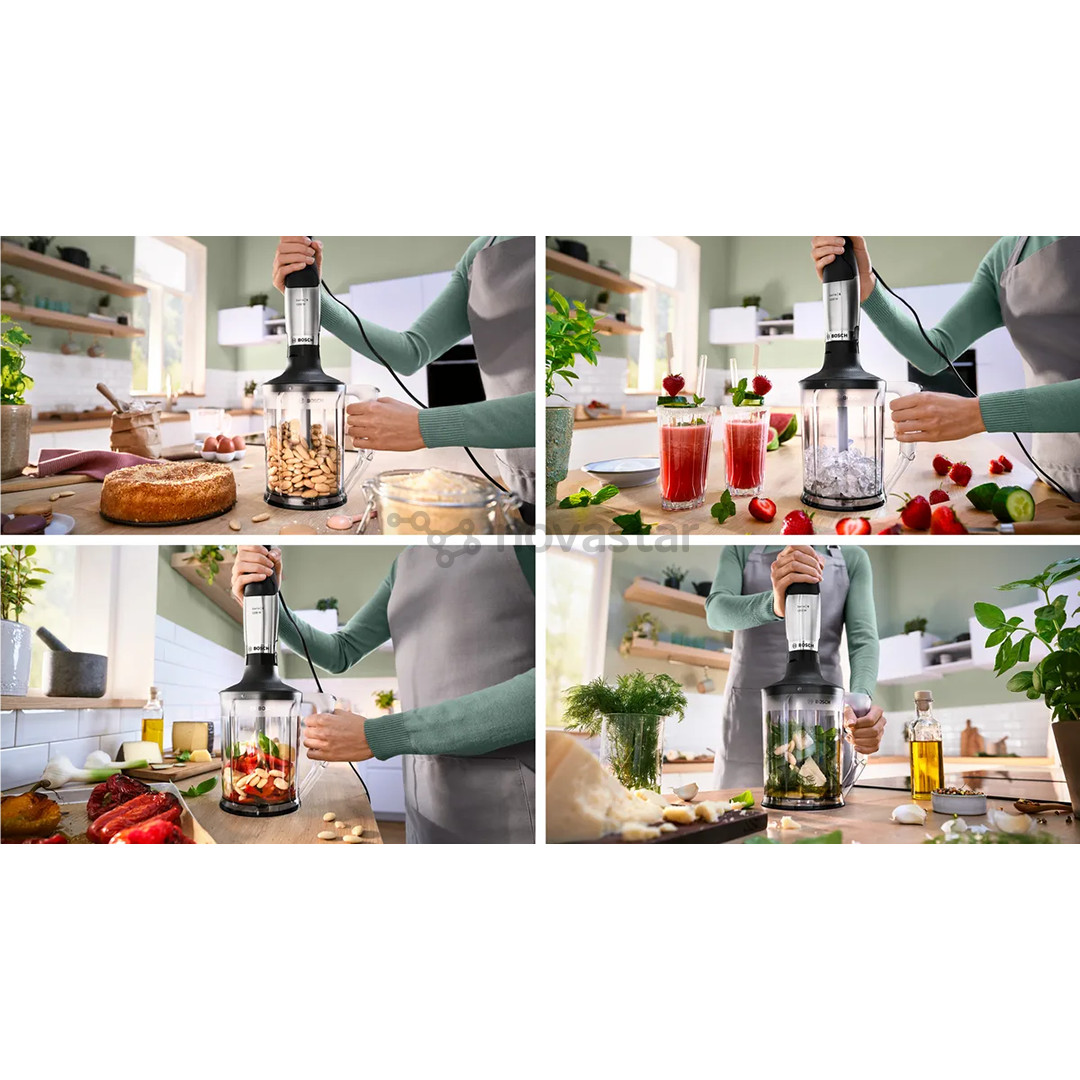 Bosch ErgoMaster, Series 6, 1200 W, nerūdijančio plieno - Rankinis trintuvas