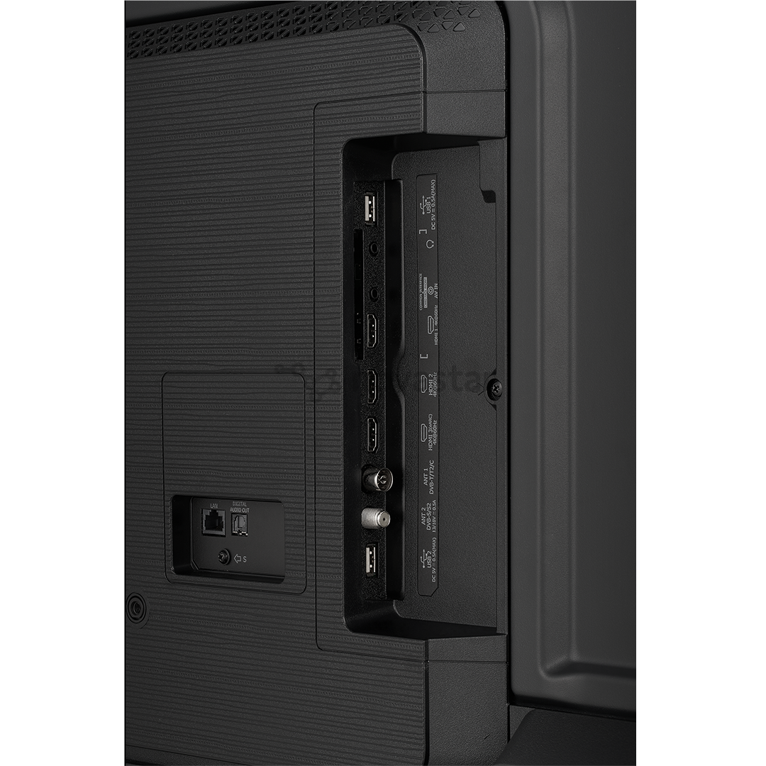 Hisense E7Q, 75'', 4K UHD, QLED, juodas - Televizorius