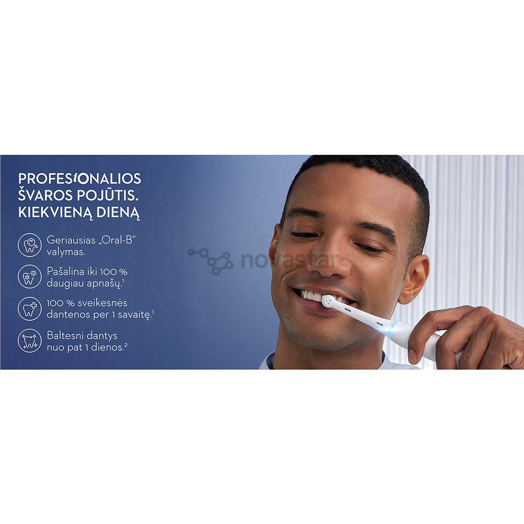 Braun Oral-B iO6, 2 pieces, black/pink - Electric toothbrush set