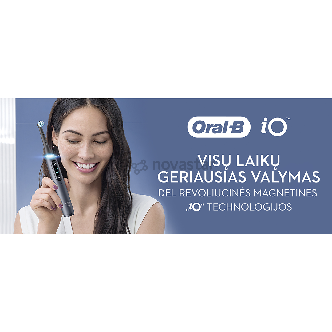 Braun Oral-B iO 8, travel case, black/grey - Electric toothbrush