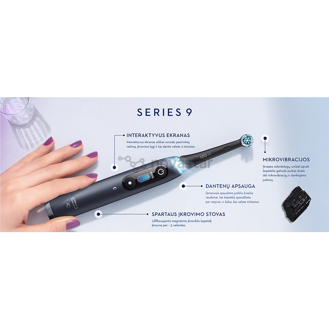 Braun Oral-B iO 9 Black Onyx - Electric toothbrush