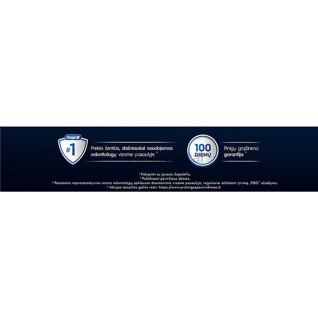 Braun Oral-B iO9 Black Special Edition, juodas - Elektrinis dantų šepetėlis