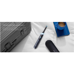 Braun Oral-B iO9 Black Special Edition, juodas - Elektrinis dantų šepetėlis