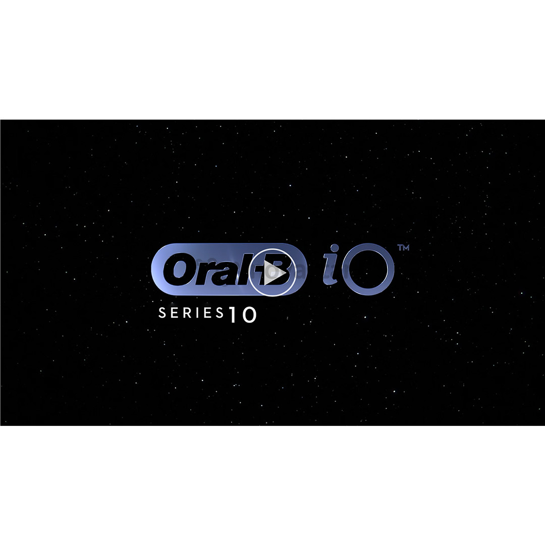 Braun Oral-B iO 10, baltas - Elektrinis dantų šepetėlis