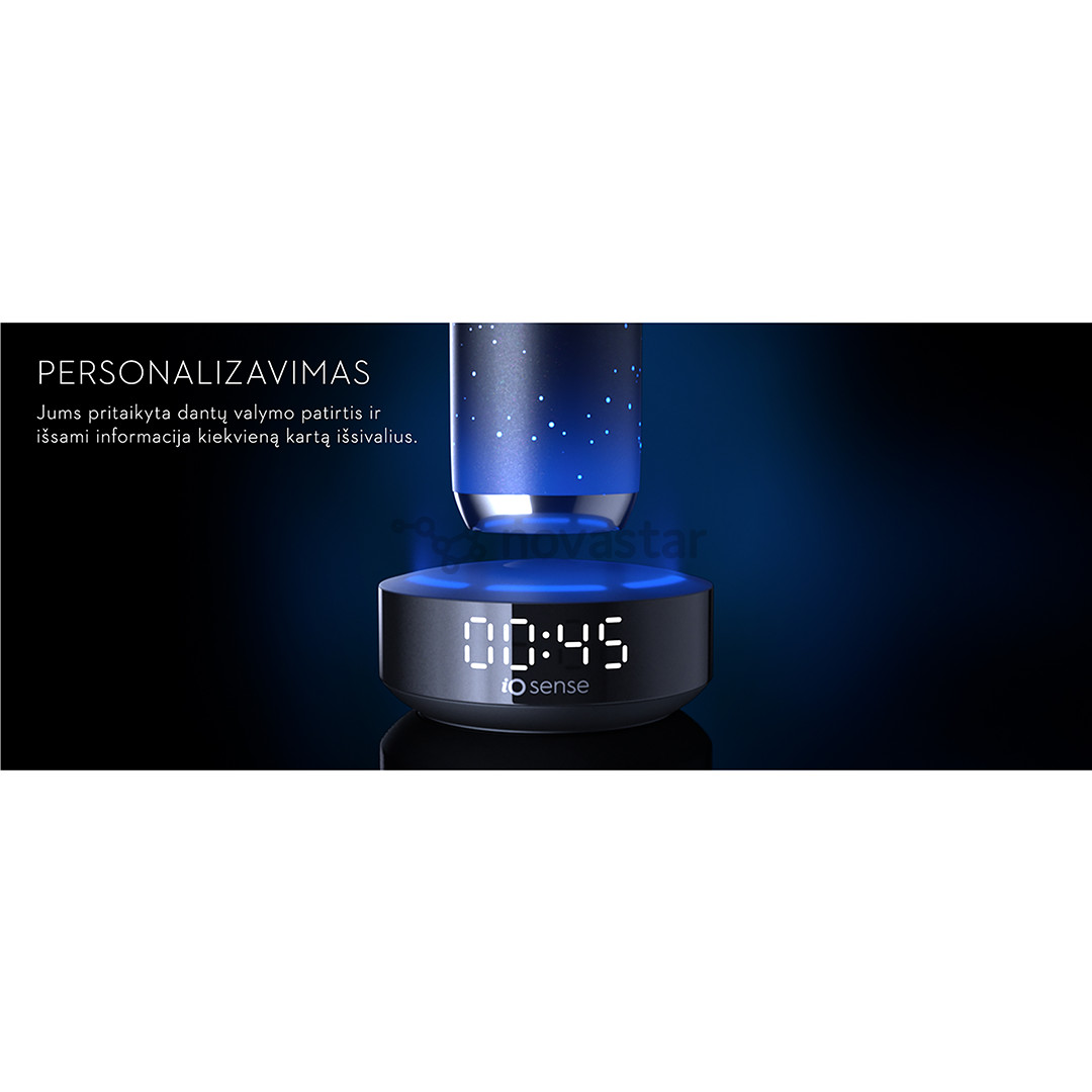 Braun Oral-B iO 10, baltas - Elektrinis dantų šepetėlis