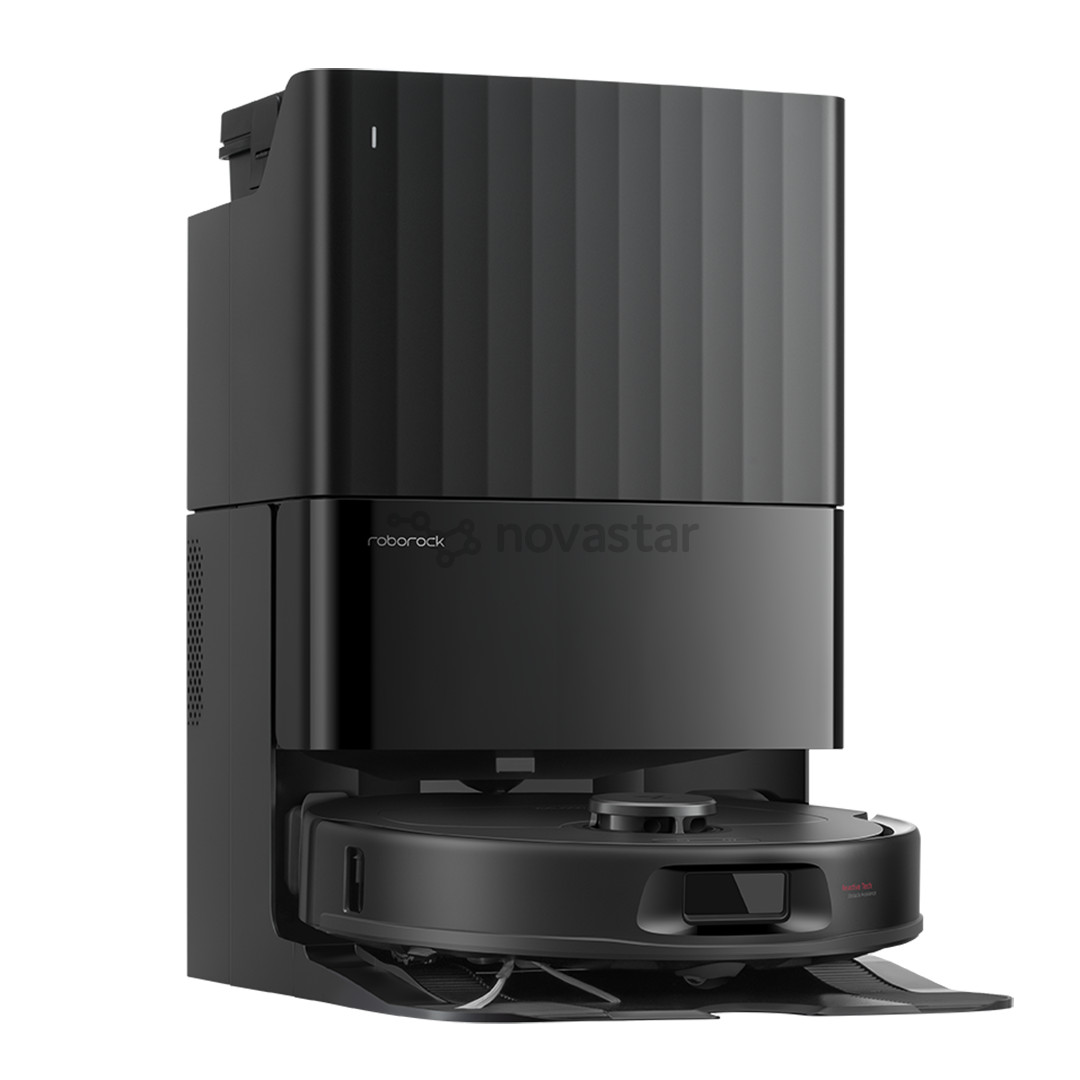 Roborock QR798, wet & dry, juodas - Dulkių siurblys robotas