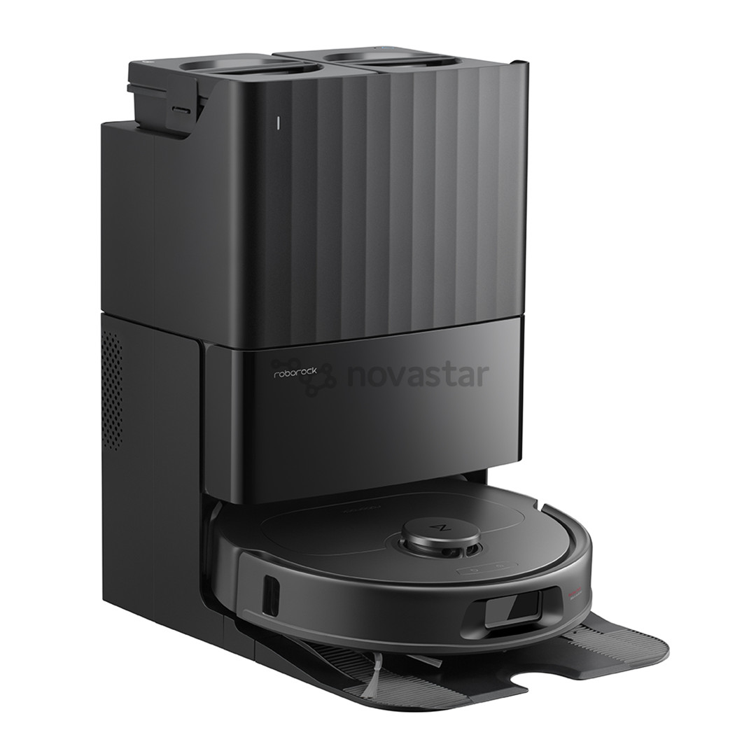 Roborock QR798, wet & dry, juodas - Dulkių siurblys robotas