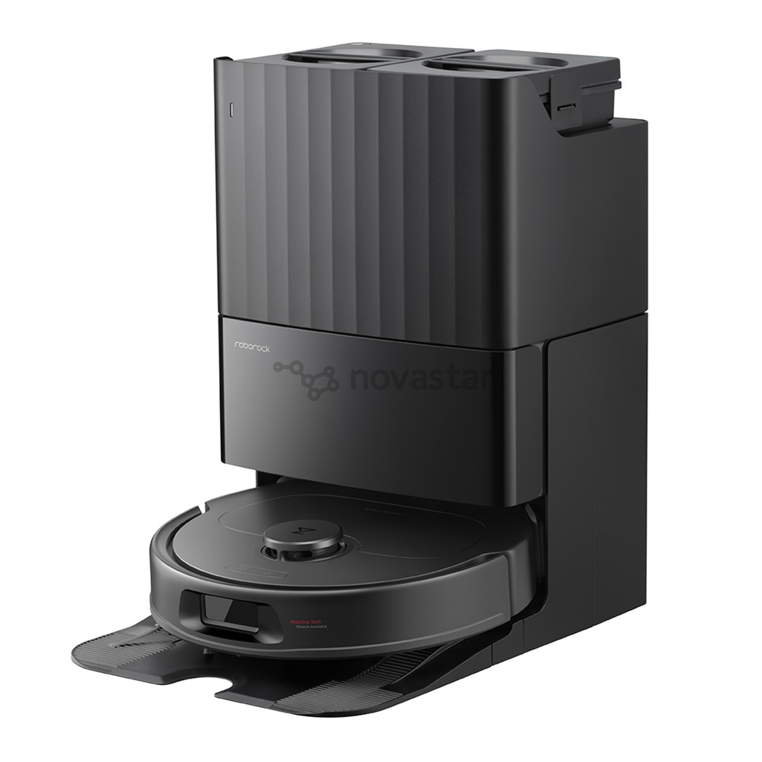 Roborock QR798, wet & dry, juodas - Dulkių siurblys robotas