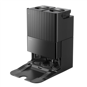 Roborock QR798, wet & dry, juodas - Dulkių siurblys robotas