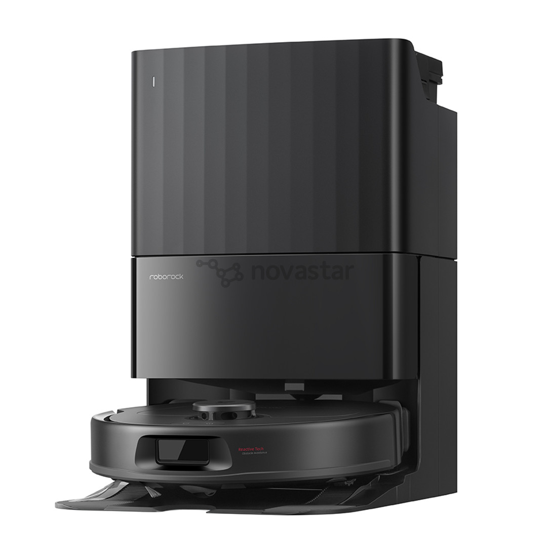 Roborock QR798, wet & dry, juodas - Dulkių siurblys robotas