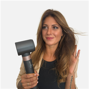 GA.MA Vibrance Uniq, 1500 Вт, темно-серый/розовый - Стайлер для волос