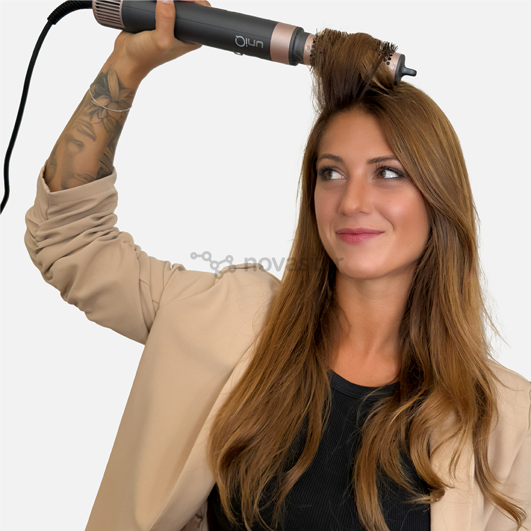 GA.MA Vibrance Uniq, 1500 Вт, темно-серый/розовый - Стайлер для волос