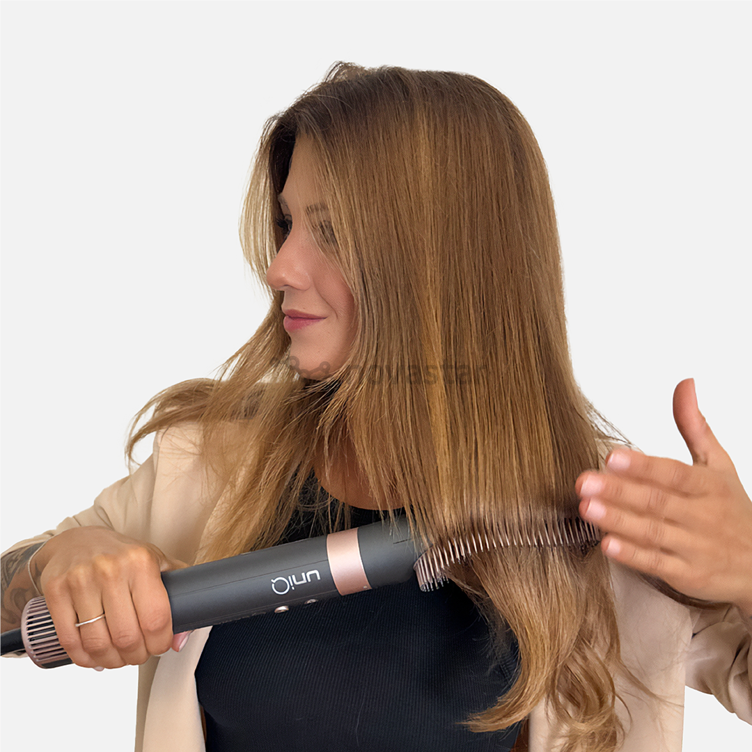 GA.MA Vibrance Uniq, 1500 Вт, темно-серый/розовый - Стайлер для волос