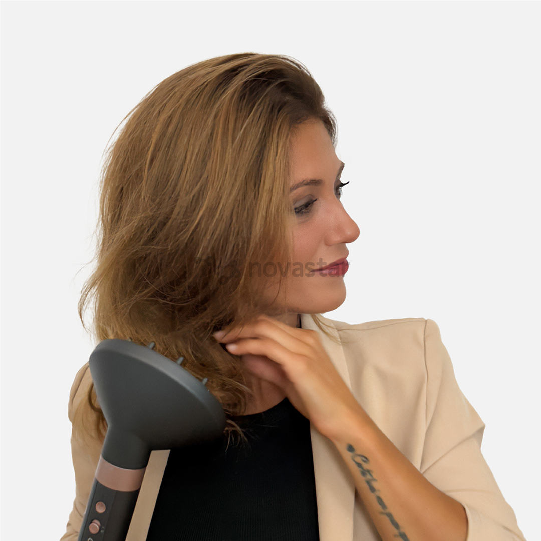 GA.MA Vibrance Uniq, 1500 Вт, темно-серый/розовый - Стайлер для волос