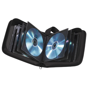 Hama CD/DVD/Blu-ray Wallet 32, black - Disc bag