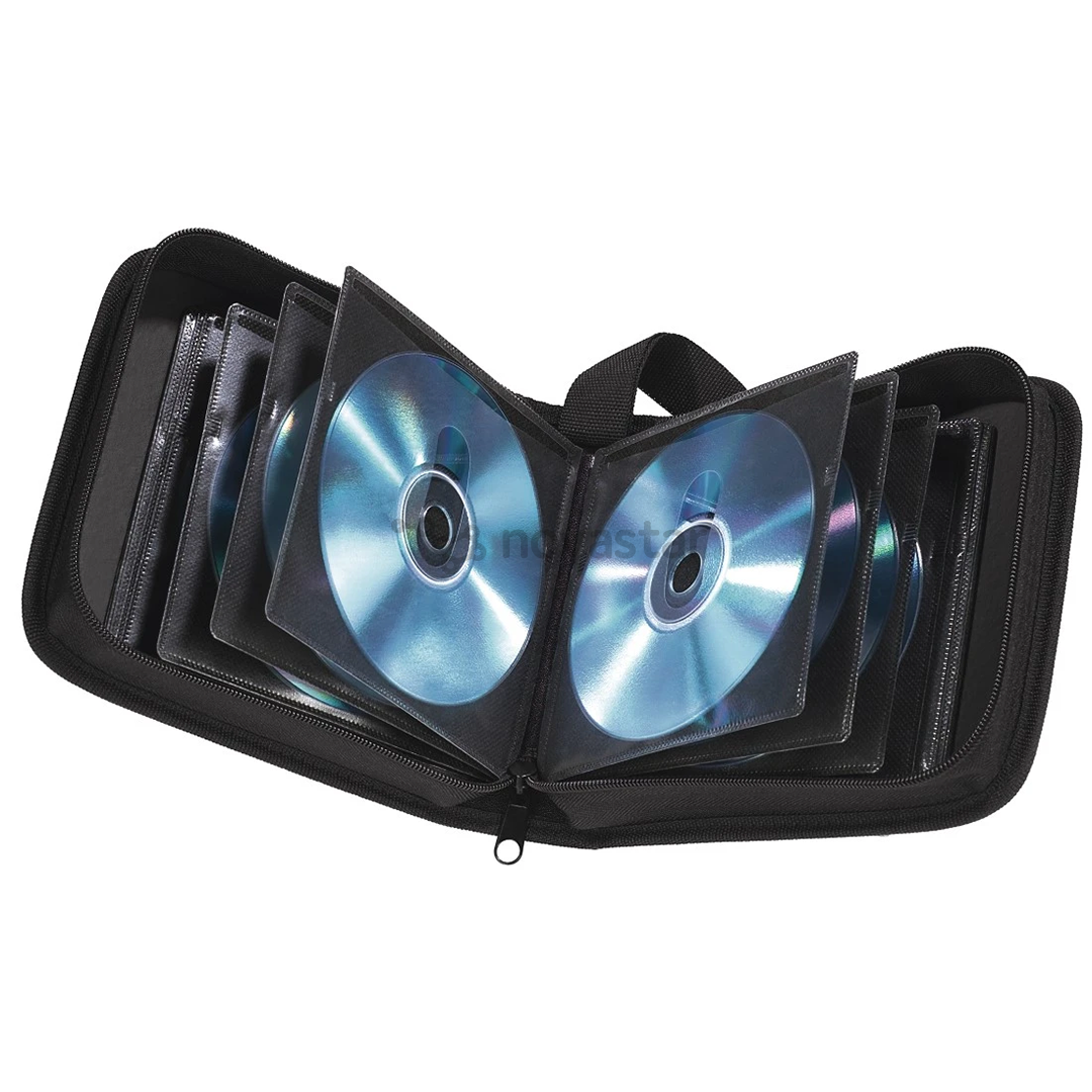 Hama CD/DVD/Blu-ray Wallet 32, black - Disc bag