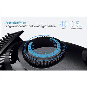 Barzdaskutė Braun Beard Trimmer Series 3, juoda