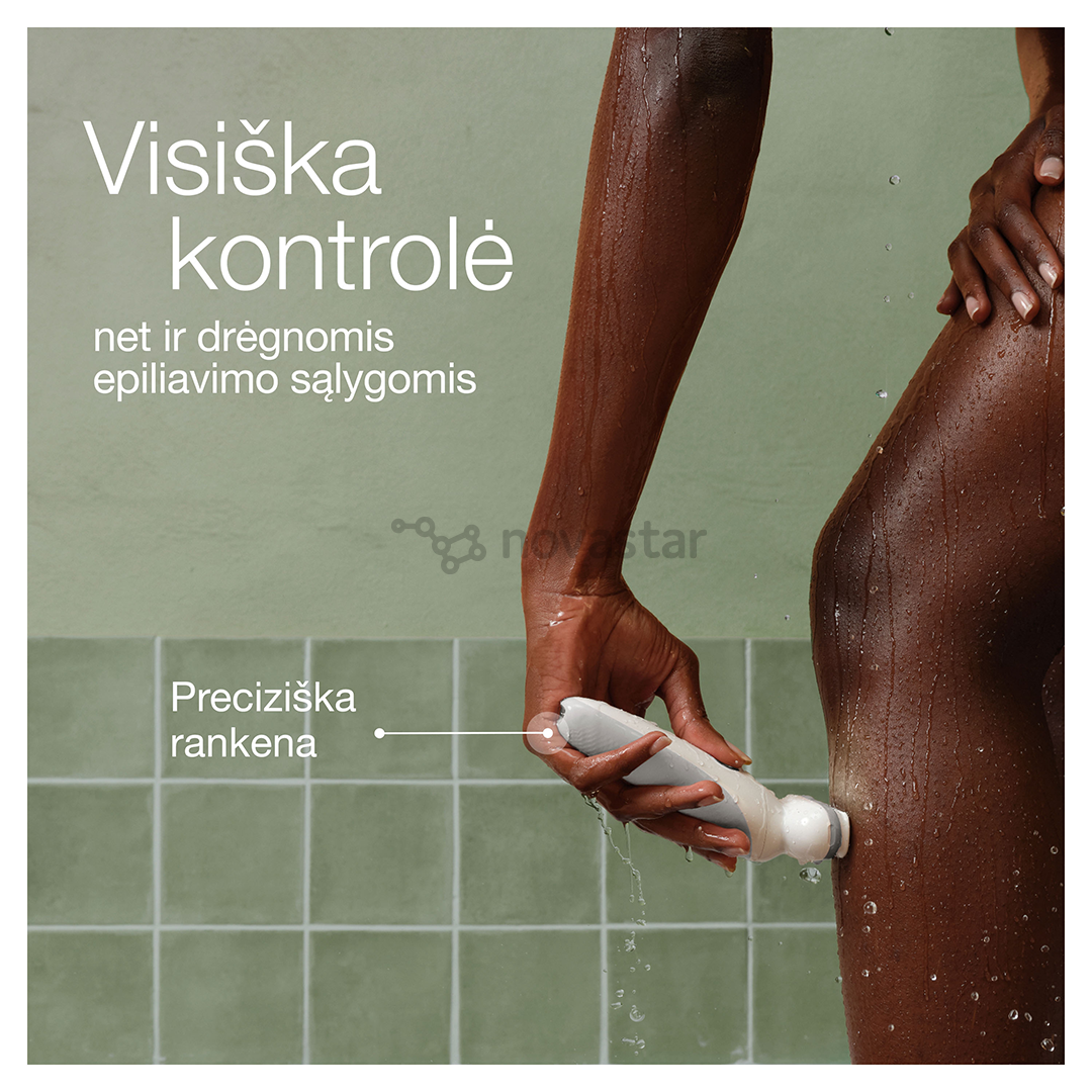 Braun Silk-epil 9, сухое и влажное использование, белый - Эпилятор