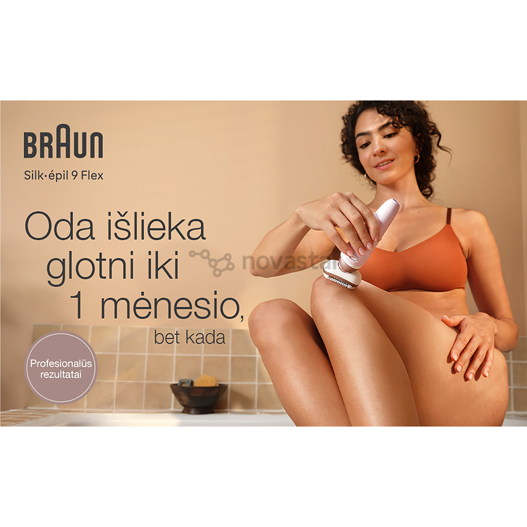 Braun Silk epil 9 Flex, white - Epilator