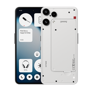 Nothing Phone (3a) lite, 8 GB, 128 GB, baltas - Išmanusis telefonas A10400248