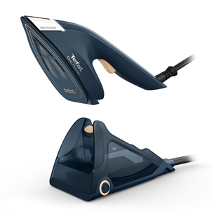 Tefal Duo Power, 2-in-1, 1700 W, dark blue - Steam iron and clothes steamer