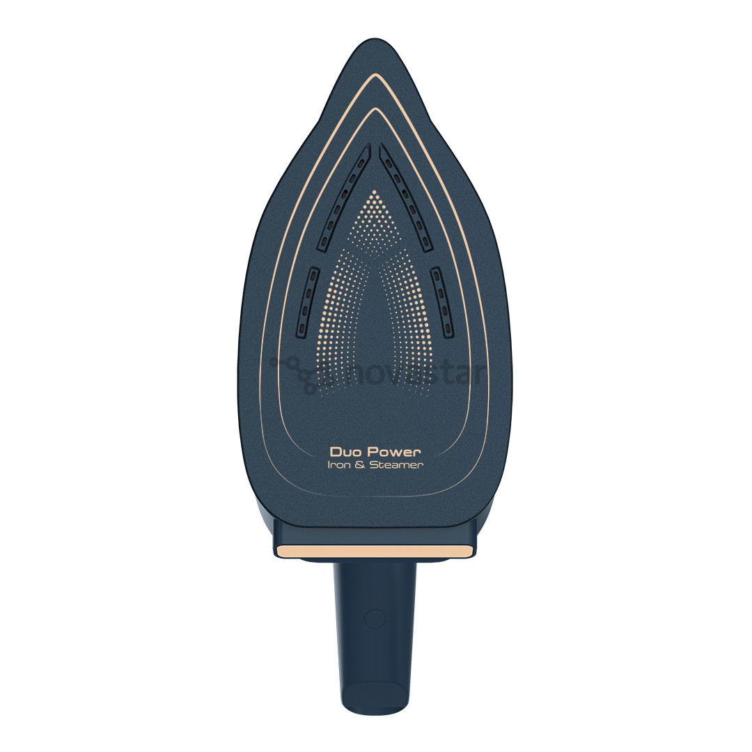 Tefal Duo Power, 2-in-1, 1700 W, tamsiai mėlynas - Garinis lygintuvas