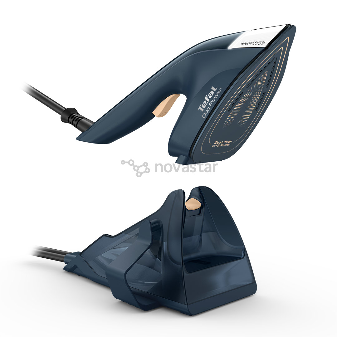 Tefal Duo Power, 2-in-1, 1700 W, dark blue - Steam iron and clothes steamer