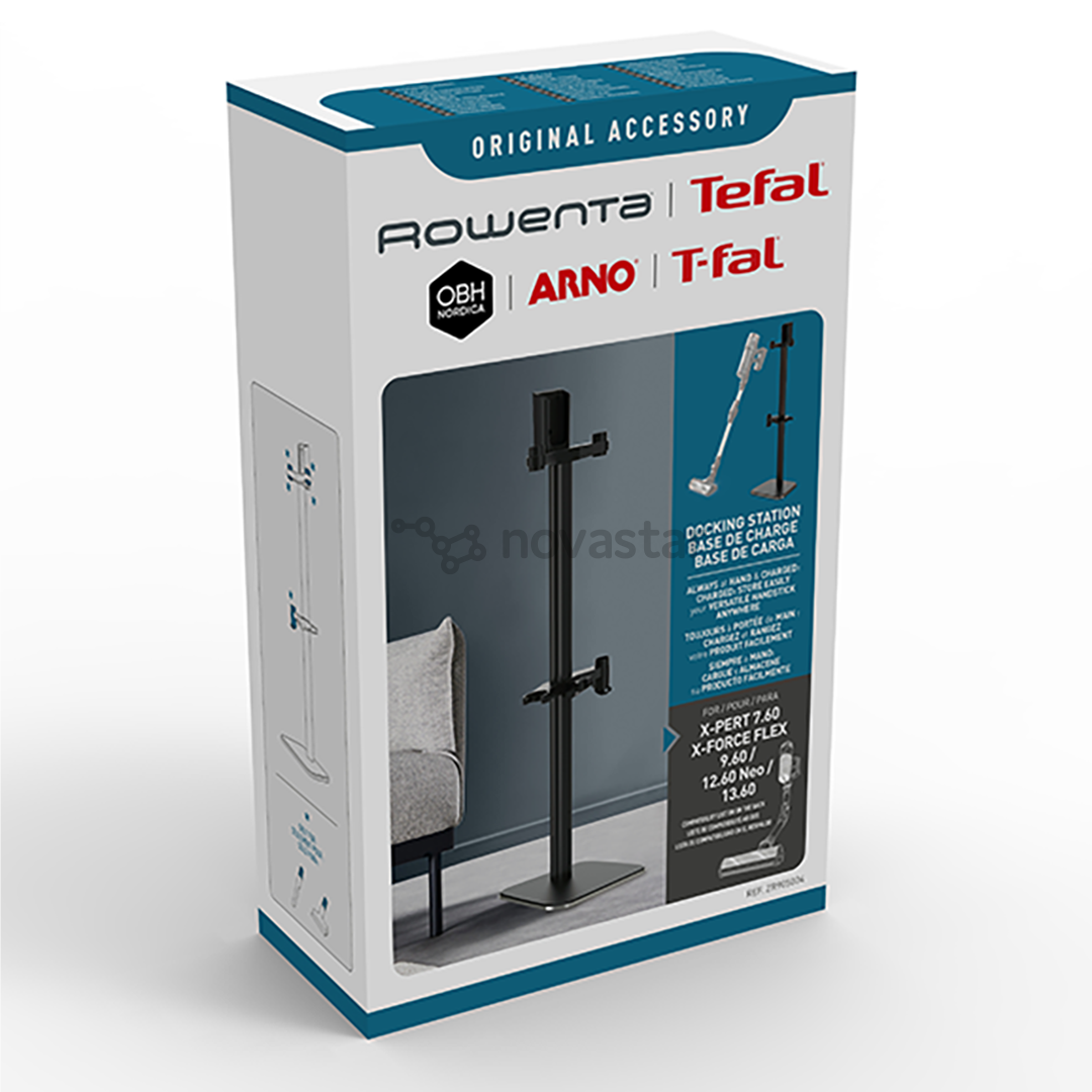 Tefal X-Force Flex 13.60 / TY9A, черный - Зарядная станция