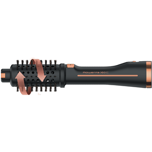 Rowenta Ultimate Experience Virtuose, black/copper - Hot air brush