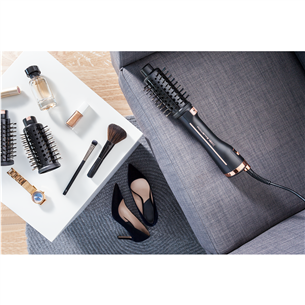 Rowenta Ultimate Experience Virtuose, black/copper - Hot air brush