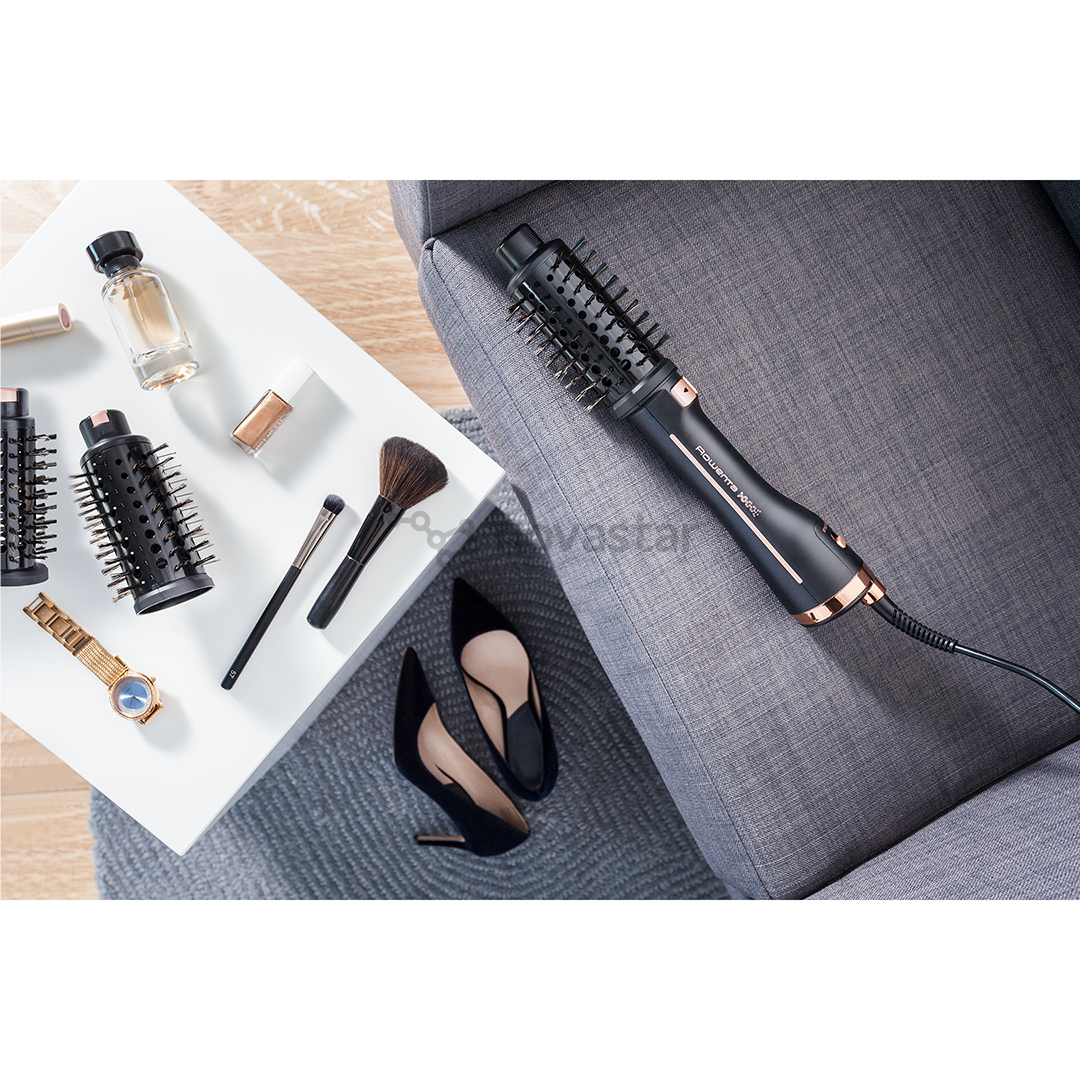 Rowenta Ultimate Experience Virtuose, black/copper - Hot air brush