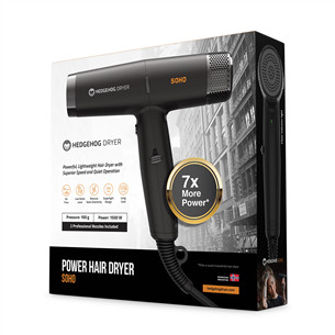 Hedgehog SOHO, 1500 W, black - Hair dryer