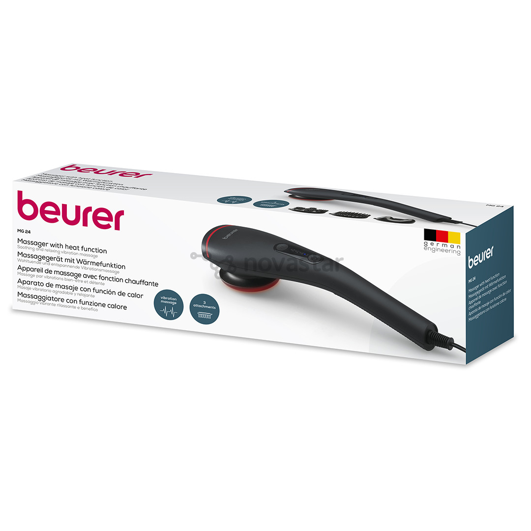 Beurer, black - Massager with heat function