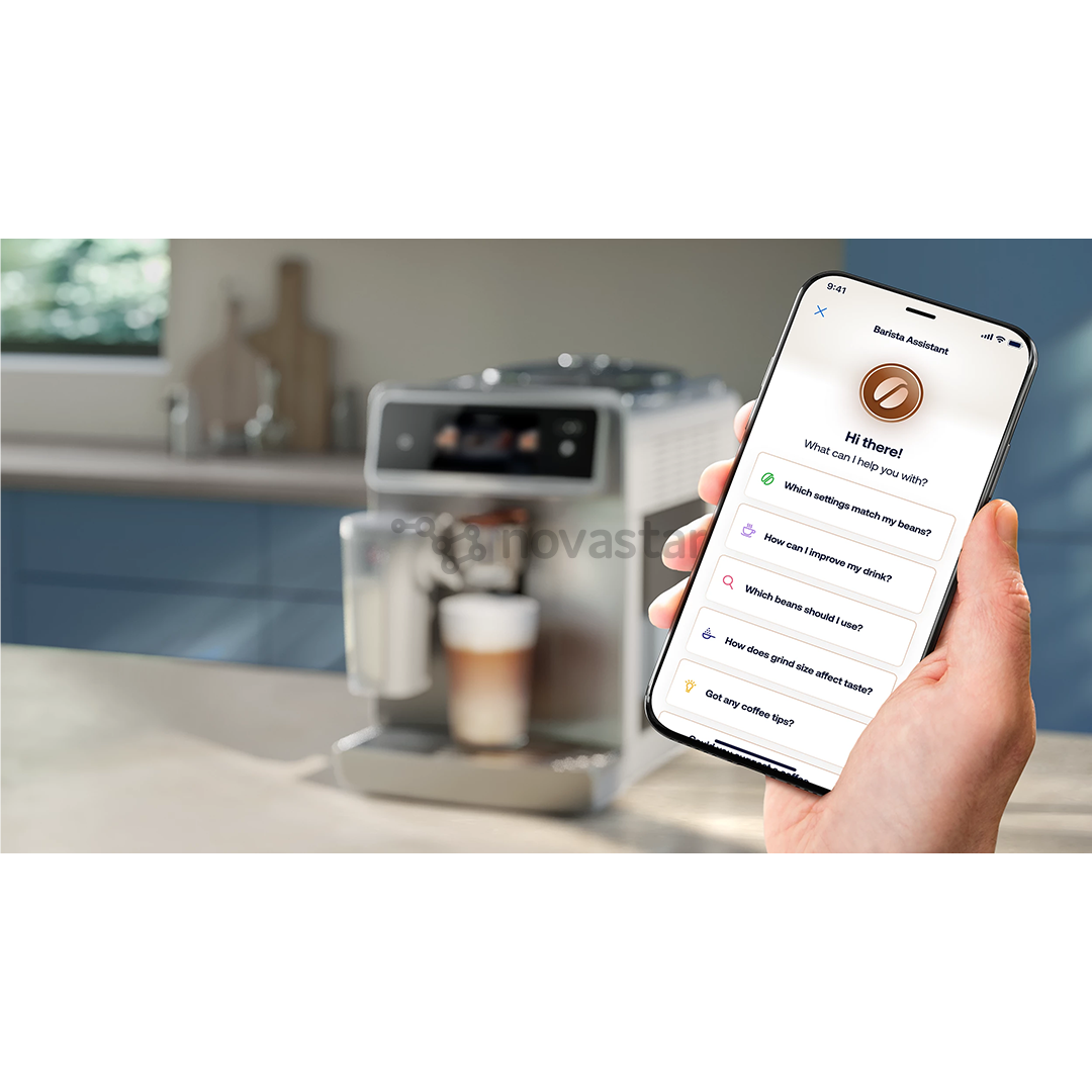 Philips Café Aromis 8000 Series, sidabro spalvos - Kavos aparatas