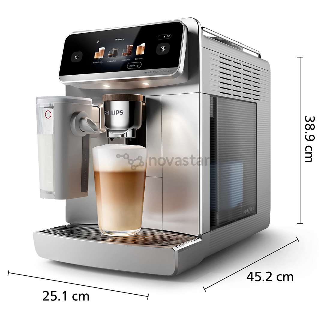 Philips Café Aromis 8000 Series, sidabro spalvos - Kavos aparatas