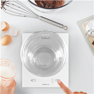 Tefal Essential, baltos - Virtuvinės svarstyklės