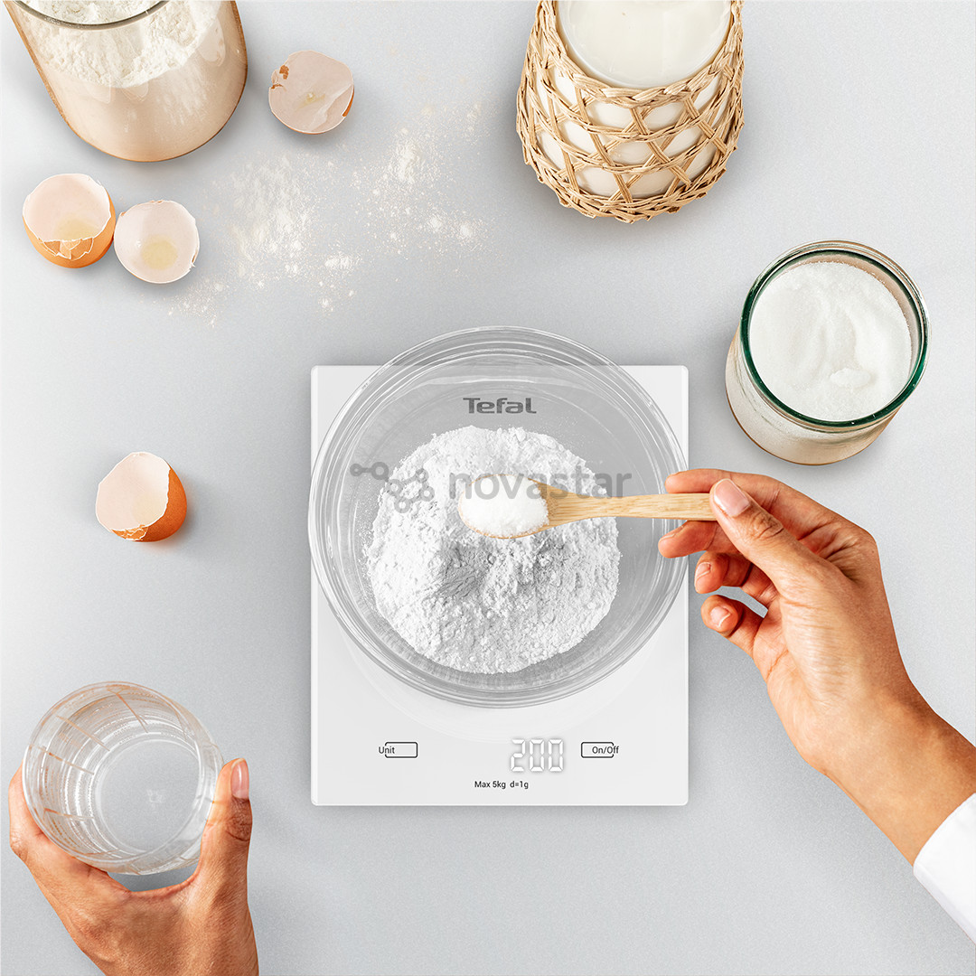 Tefal Essential, white - Kitchen scale