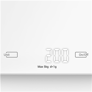 Tefal Essential, baltos - Virtuvinės svarstyklės