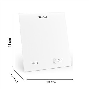 Tefal Essential, white - Kitchen scale