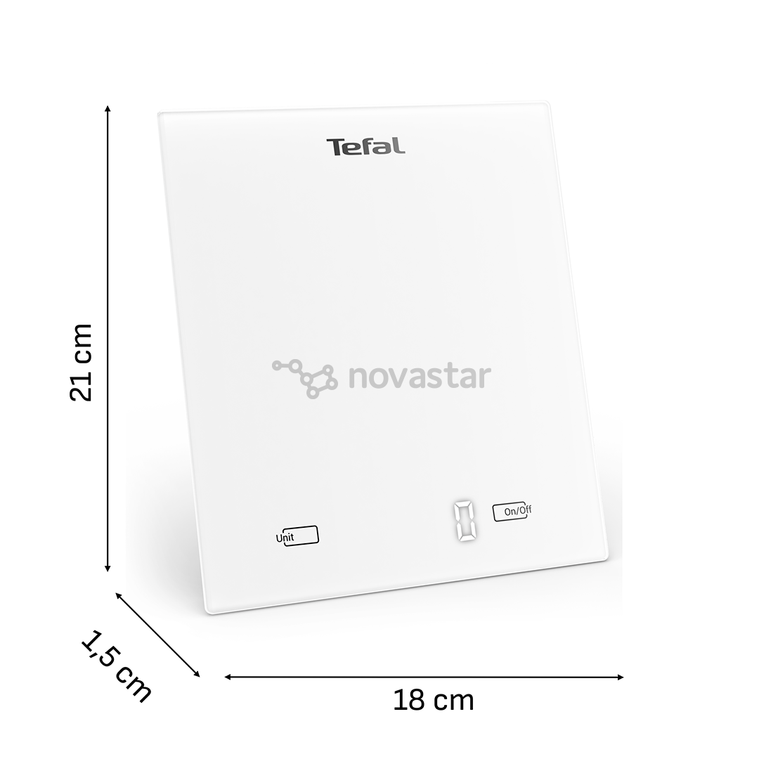 Tefal Essential, baltos - Virtuvinės svarstyklės
